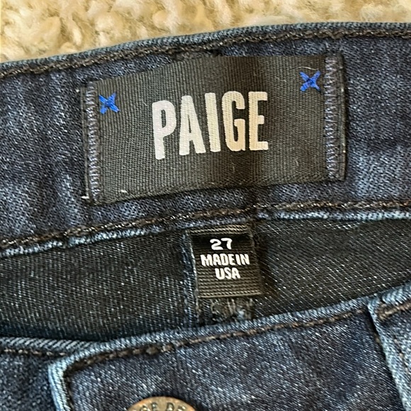 PAIGE 27 High Rise Manhattan Bootcut Jeans great preloved condition! - Picture 6 of 13